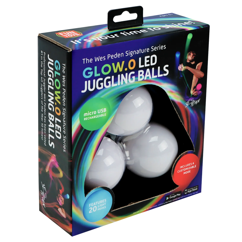 Wes Peden Glow.0 Juggling Balls - Play Time