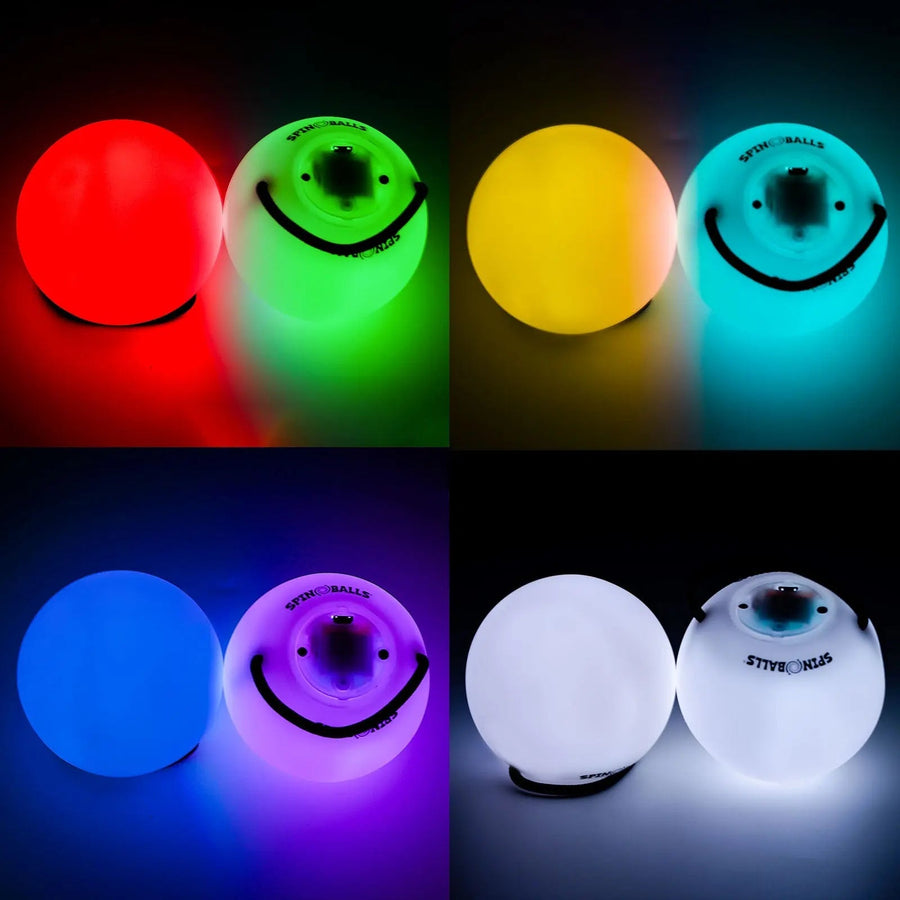 Glow. 0 LED Rechargeable Poi Set - Night Motion