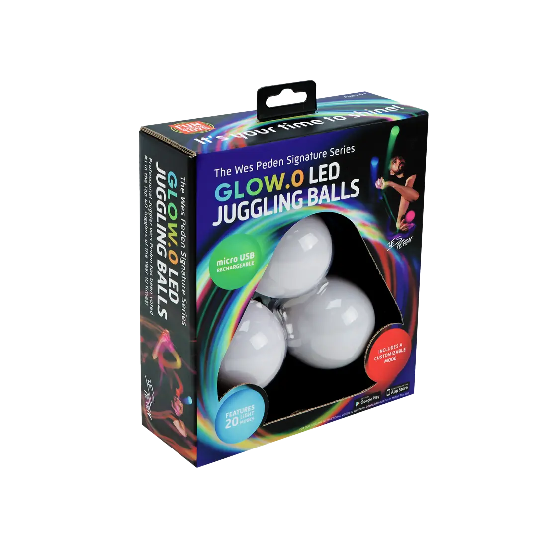Wes Peden Glow.0 Juggling Balls - Play Time